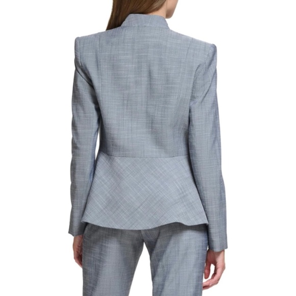 TOMMY HILFIGER Grey tailored blazer | Structured office work jacket | size 6* - Picture 2 of 12